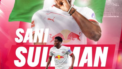 澳门金沙娱乐官网-官方：莱比锡签下尼日利亚19岁边锋萨尼-苏莱曼